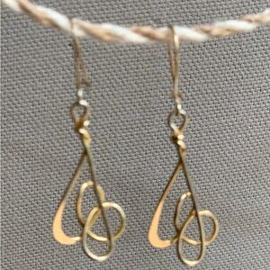Swirl Drop Earrings - Elegant Women’s Dangle Earrings